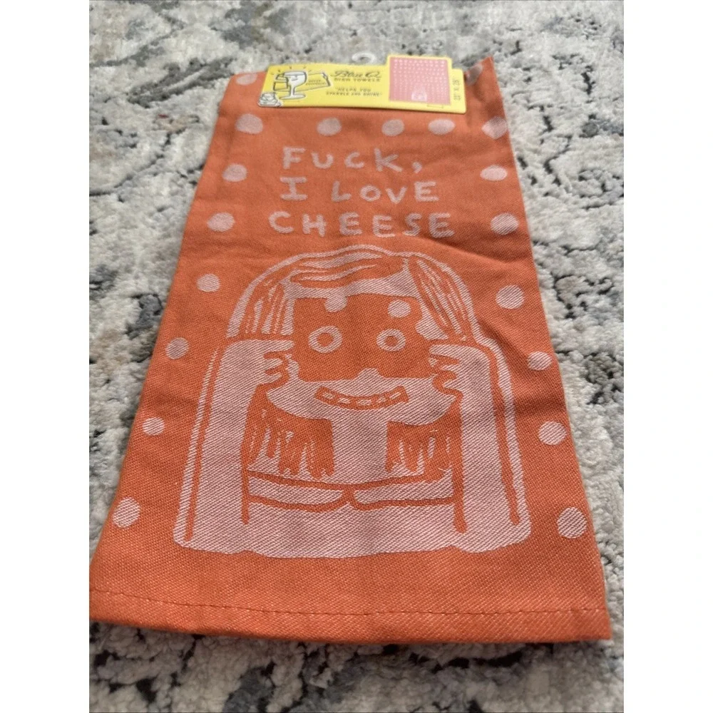 BlueQ Funny Woven Dish Towel in Hilarious Styles | Cotton Hand or Tea Towel